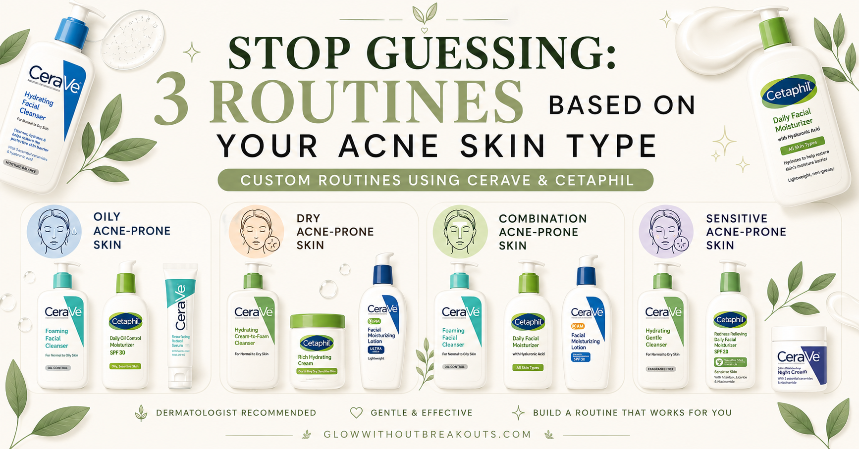 Stop Guessing: 3 Routines Based on Your Acne Skin Type