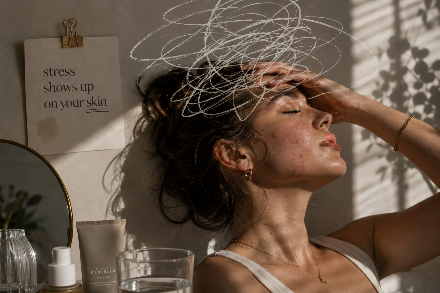 Stress and acne connection